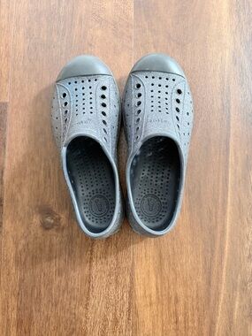 Native Shoes Unisex-Kids Jefferson Glitter Navy Shoes